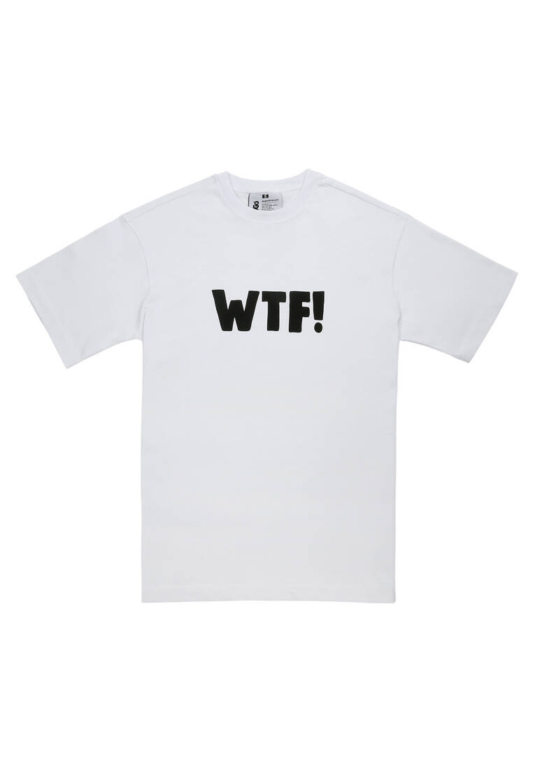 Erkek Vegan Beyaz T-Shirt - WTF Tasarım