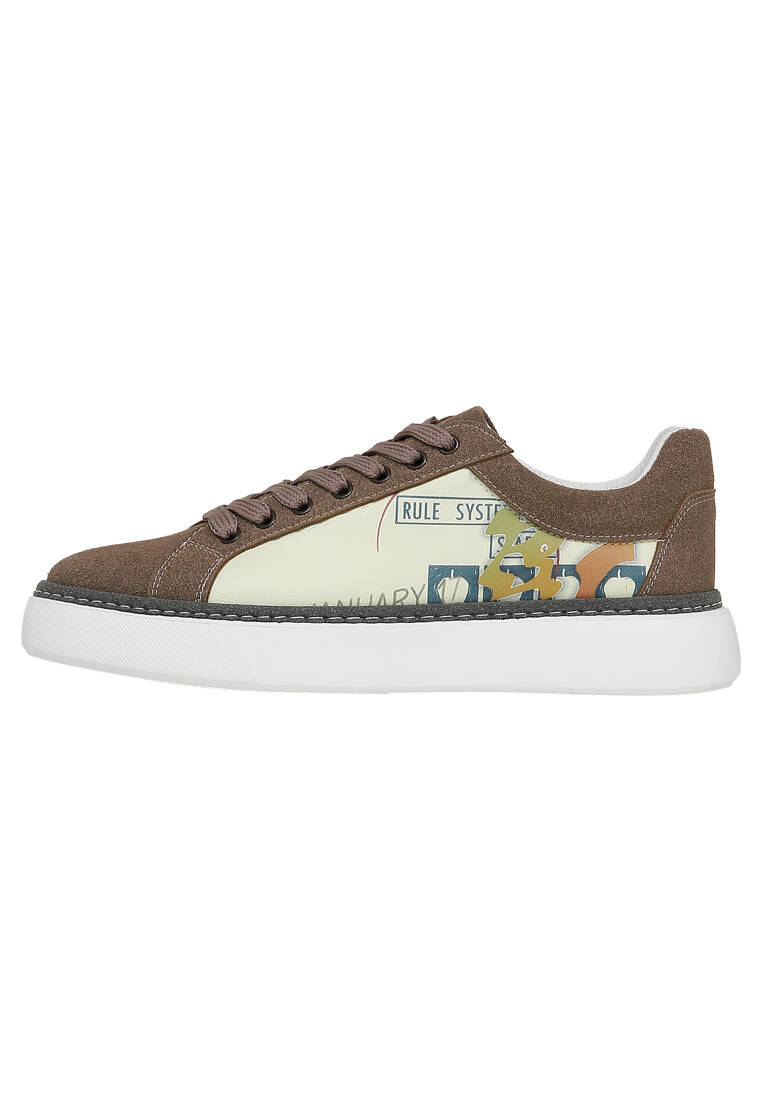 Erkek Vegan Deri Çok Renkli Sneakers - Rules System Tasarım