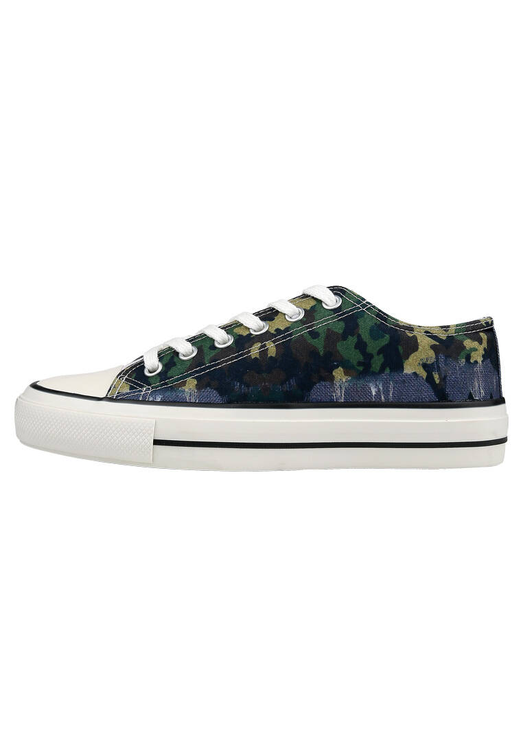 Erkek Vegan Gri Sneakers - Star Eagle Tasarım