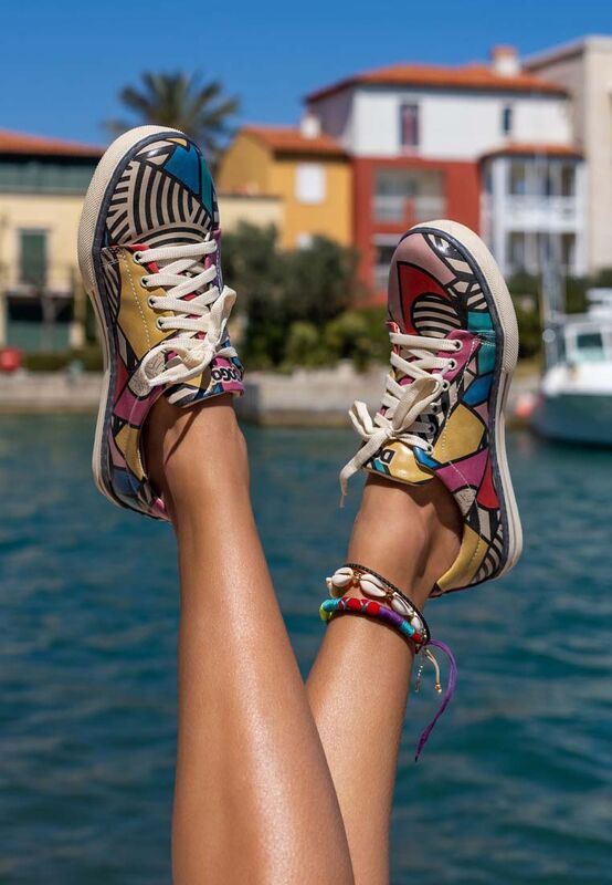 Dogo Baskets Femme Colorees DOGO Myra Design Paperflower, Baskets