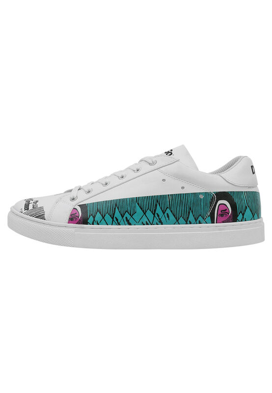 Baskets In Cuir Vegan DOGO Per Uomo – Blu Vibrante, Sostenibili E Comodi