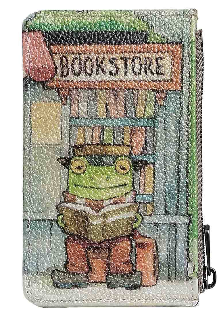 Kadın Çok Renkli Cüzdan - Bookstore Frog Tasarım