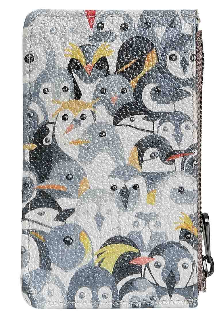 Kadın Gri Cüzdan - Penguins Tasarım