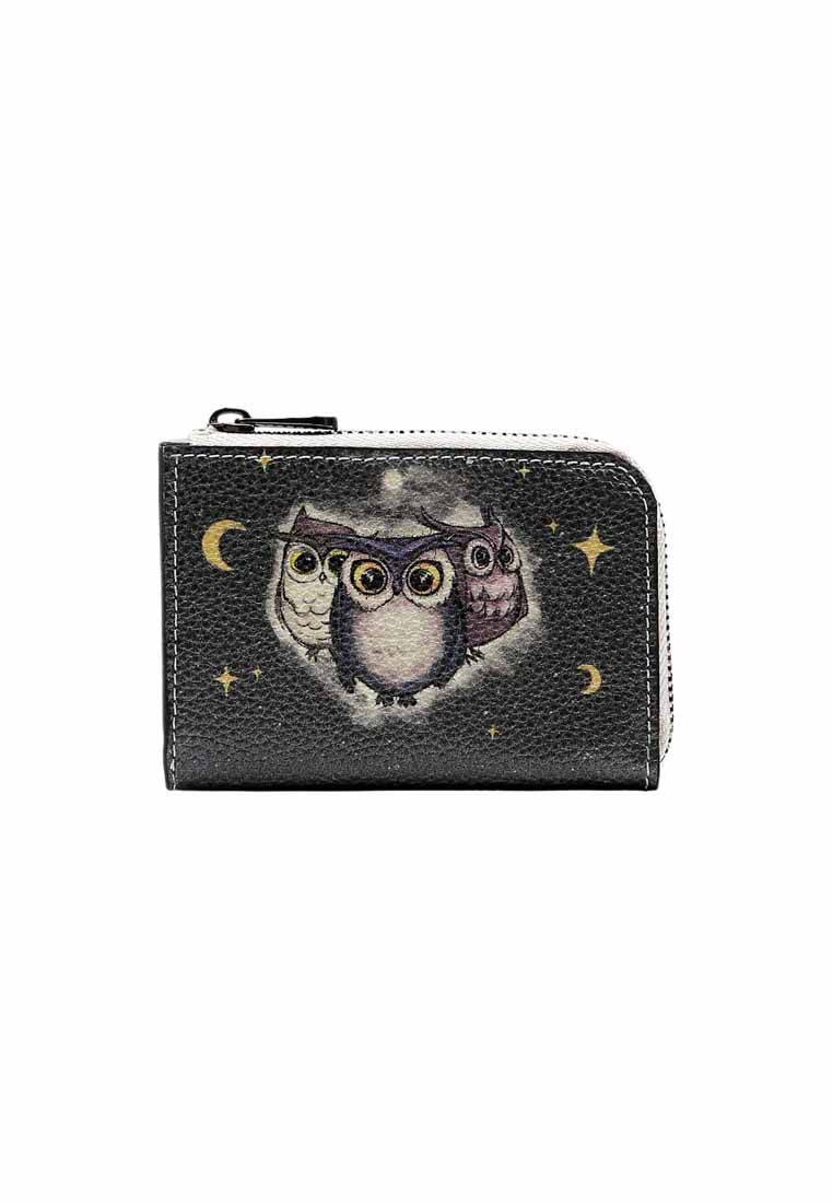 Kadın Lacivert Cüzdan - Owls Family Tasarım