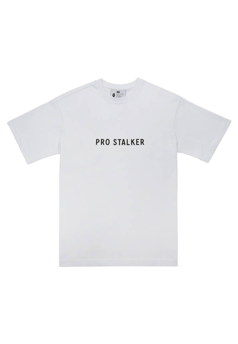 Kadın Vegan Beyaz T-Shirt - Pro Stalker Tasarım