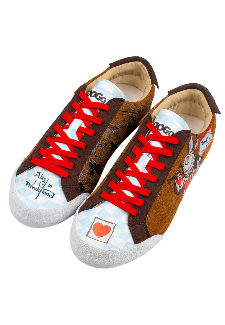 Kadın Vegan Deri Çok Renkli Sneakers - Alice in Nowhere Tasarım