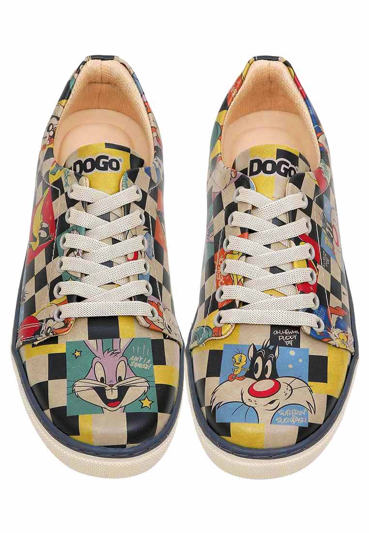 Kadın Vegan Deri Çok Renkli Sneakers - Warner Bros You're Despicable Tasarım