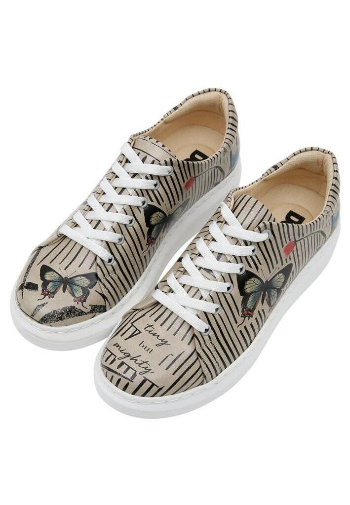 Kadın Vegan Deri Gri Sneakers - Tiny But Mighty Tasarım