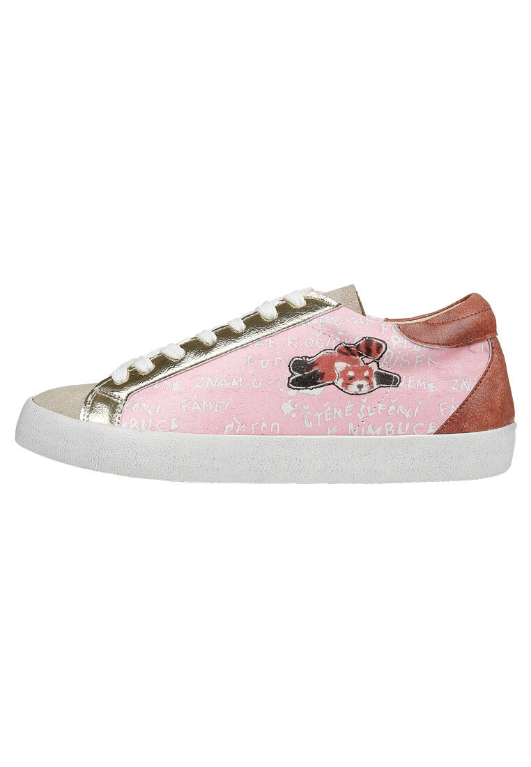 Kadın Vegan Deri Pembe Sneakers - Peak Tasarım
