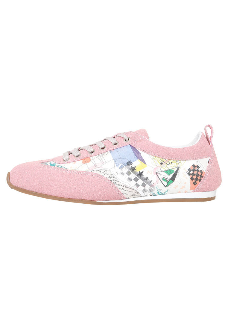 Kadın Vegan Deri Pembe Sneakers - Minimal Crisis Tasarım