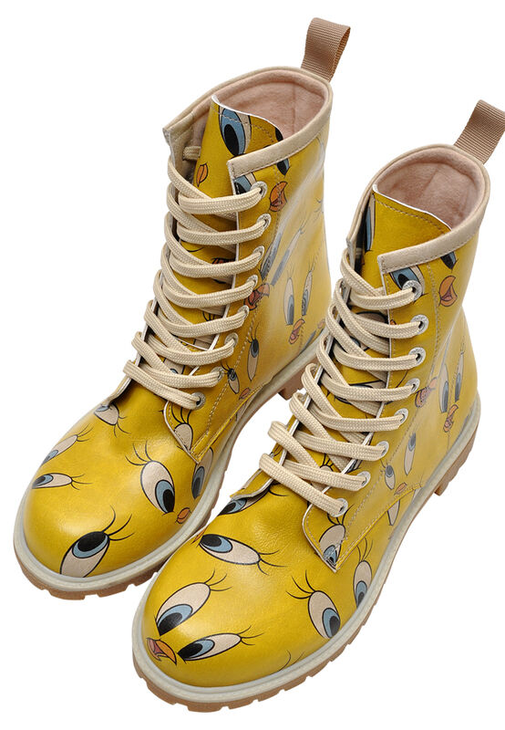 tweety XSIDE Bisiklet Yaka Tweety Baskılı Kadın Tişört - W4DV88Z8-RFL | LCW