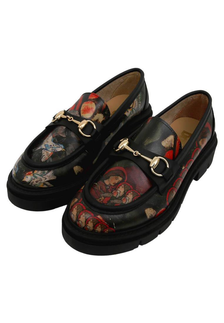 Kadın Vegan Deri Siyah Loafer - Pure Reflection Tasarım