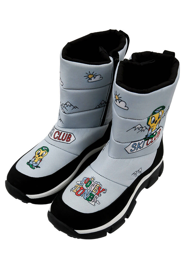 Kadın Vegan Gri Bot - Warner Bros Looney Tunes Ski Club Tasarım