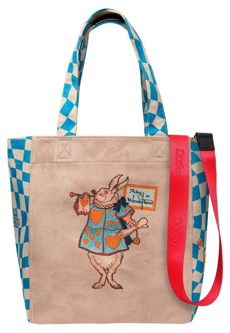 Kadın Vegan Kahverengi Large Tote Bag - Alice in Nowhere Tasarım