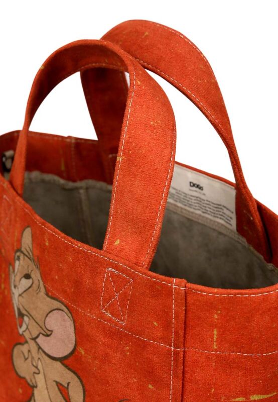 Kadın Vegan Turuncu Medium Tote Bag - Warner Bros Tom & Jerry