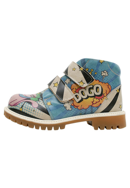 Kids Vegan Leather Multicolor Long Boots - Dogo Cool Design