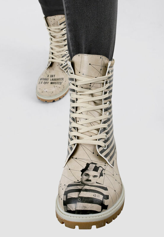 Women Vegan Leather Beige Long Boots Design