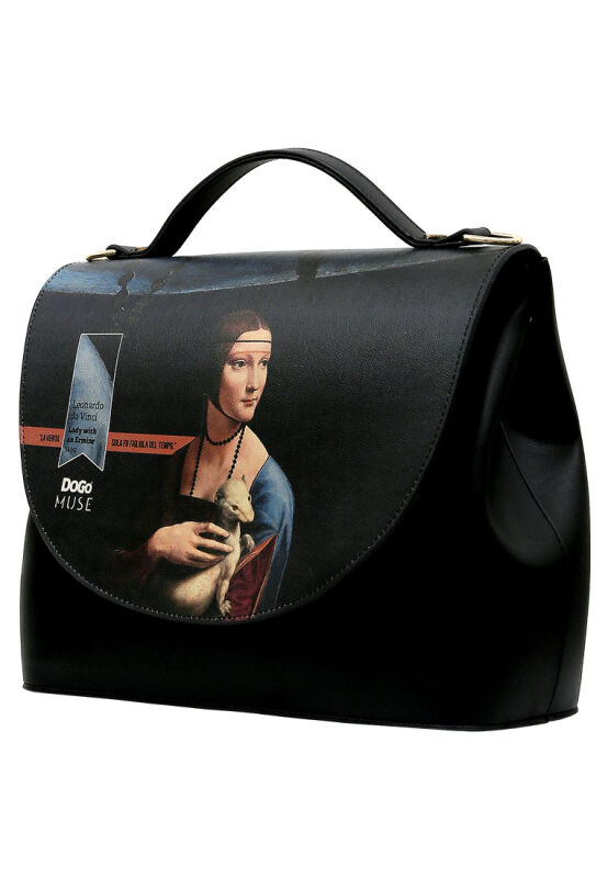 【極美品】Italian Emboss Leather Bag 定価71500円 Cabani Unisex 100% Genuine Leather Navy Blue Bag l Cabani