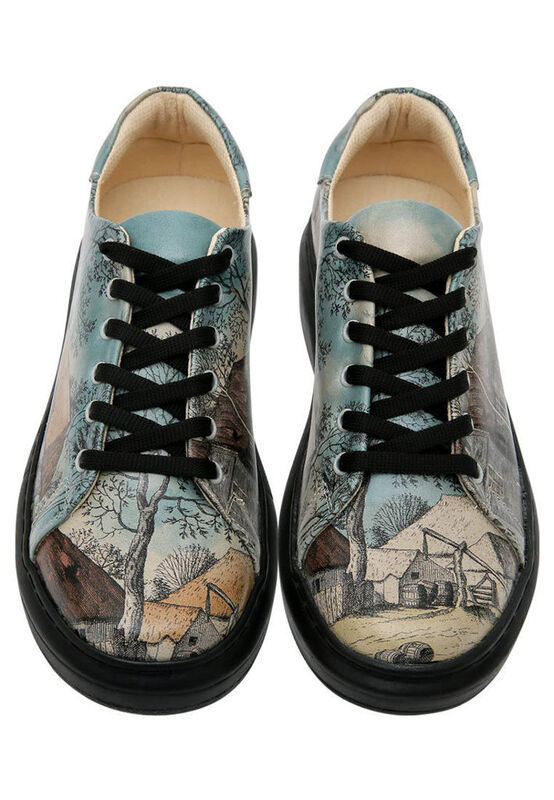 DOGO Sneaker Damen „Bamboo Lover“ – Vegan, Handgefertigt, Mit 3-Loch-Schnürung