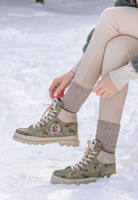 靴 ISHMM moca boots Men's Shuma Winter Barefoot Boots – Mustard [Easy Exchange