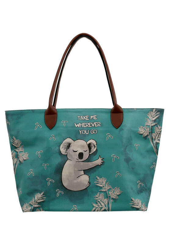 ★TOUT Y EST★ Wallaroo Mini Macaron Shoulder Tote Bag Green Green TOUS La Rue New horizontal minibag | TOUS