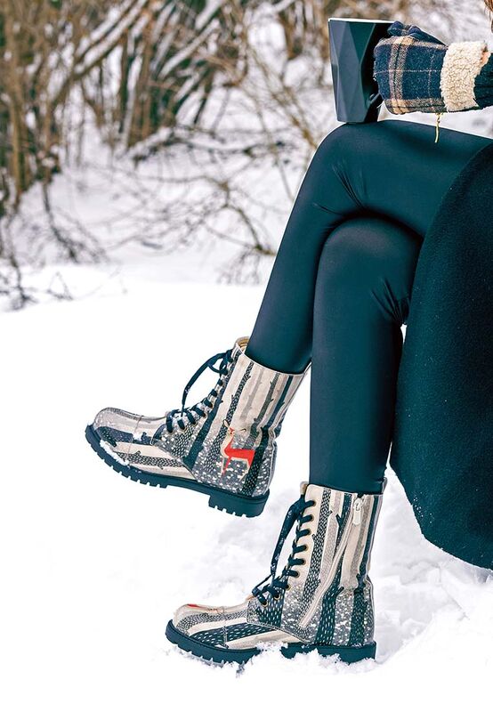 Women Vegan Leather Black Zipper Long Boots You are the Colour