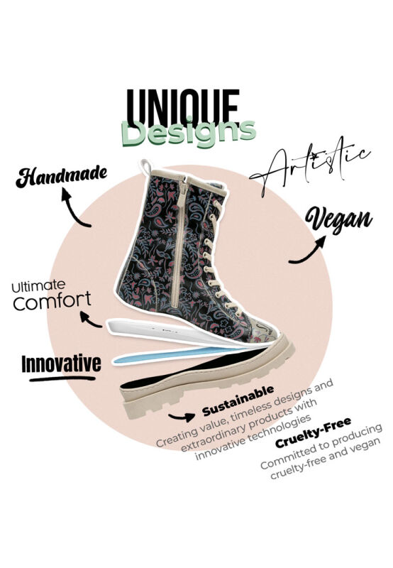 【送料&関税込】Golden  Multicolor Leather Running Sole Women Vegan Leather Multicolor Long Boots - Promise You