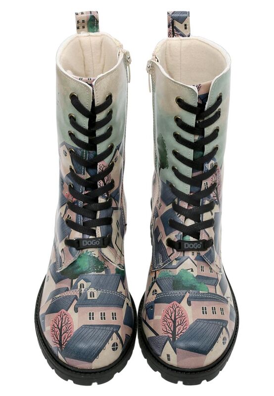 Boots Dogo Scarpe Amazon Women Vegan Leather Multicolor Long Boots